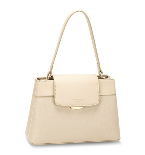 Дамска елегантна чанта бежова CM7388 David Jones