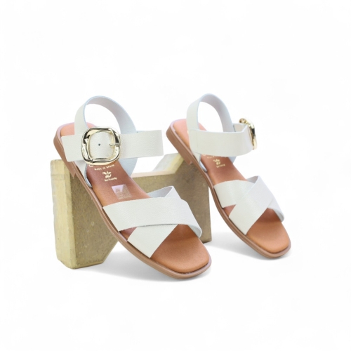 Дамски ежедневни сандали от естествена кожа бежови 5583 Oh My Sandals