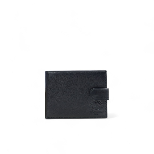 Мъжки кожен портфейл черен 55P