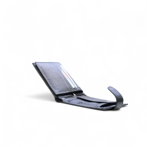 Мъжки кожен портфейл черен 55P