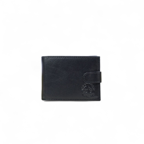 Мъжки кожен портфейл черен 66P