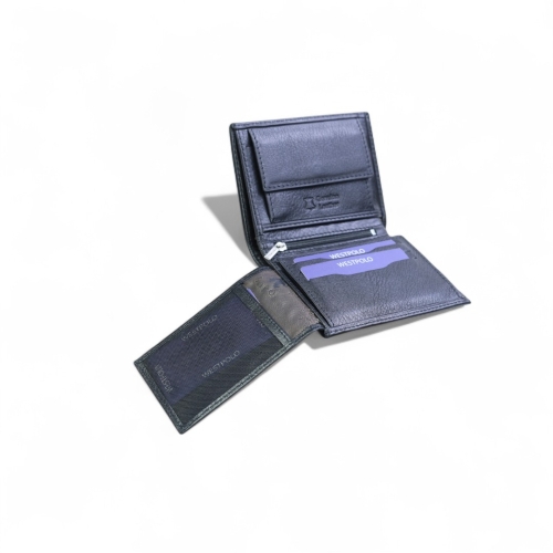 Мъжки кожен портфейл черен 01