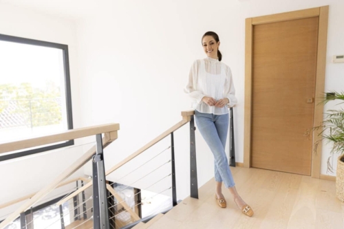 Дамски елегантни сандали от естествена кожа камел 6701 H-29530 Patricia Miller