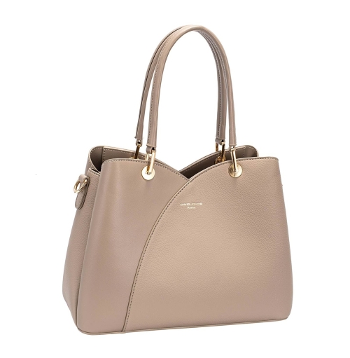 Дамска елегантна чанта тауп CM7419-1 David Jones