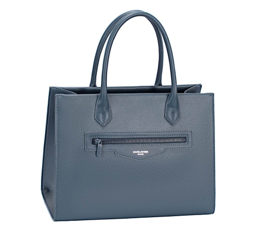 Дамска елегантна чанта тъмно синя CM7642A David Jones