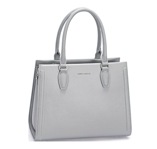 Дамска елегантна чанта светло сива CM7651A David Jones