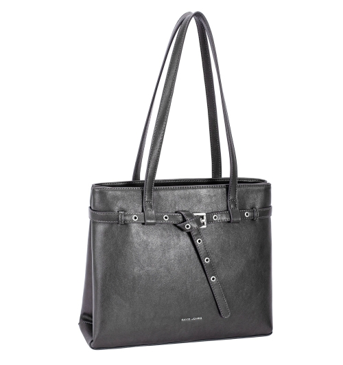 Дамска елегантна чанта черна CM7760 David Jones