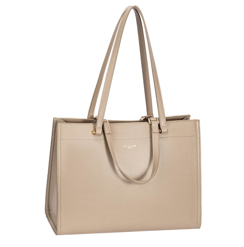 Дамска елегантна чанта тауп CM7813 David Jones