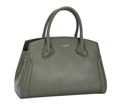 Дамска елегантна чанта каки CM7862 David Jones