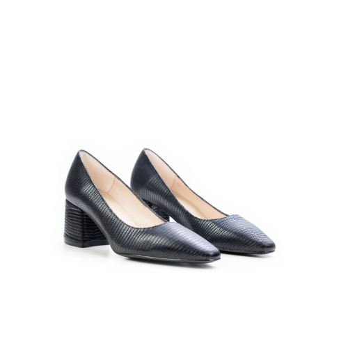 Дамски елегантни обувки от естествена кожа черни 6170-49438 Patricia Miller
