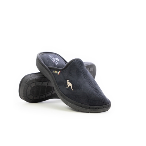 Мъжки домашни пантофи черни 20-121