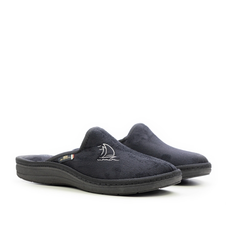 Мъжки домашни пантофи черни 24-124