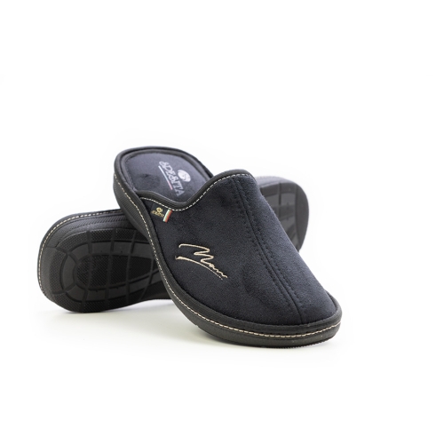 Мъжки домашни пантофи черни 2238