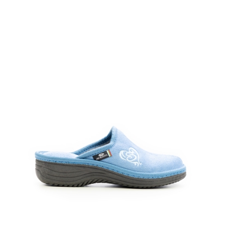 Дамски домашни пантофи светло сини 17-161