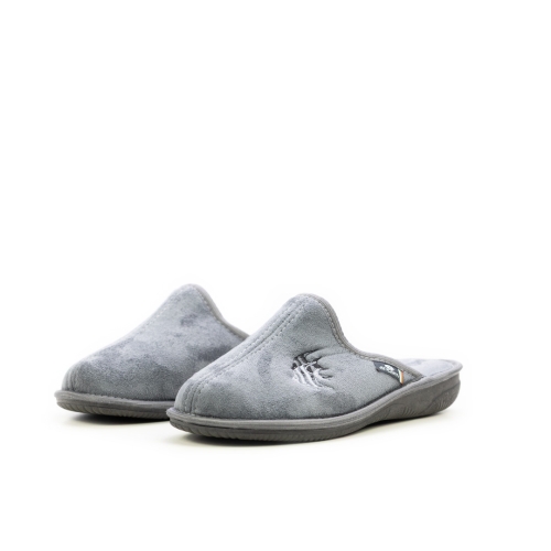 Дамски домашни пантофи сиви 2315