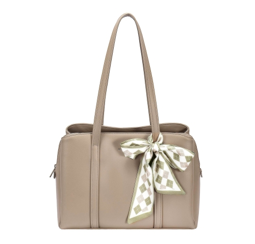 Дамска елегантна чанта тауп CM7858 David Jones