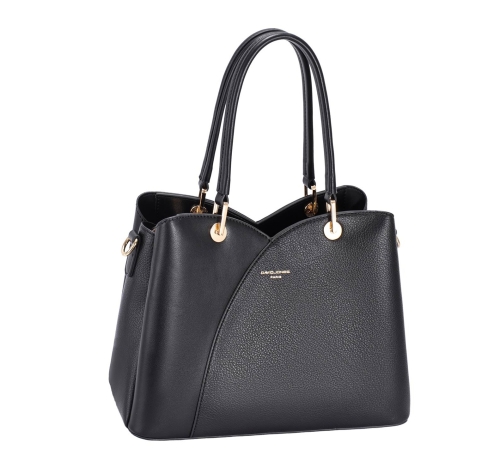 Дамска елегантна чанта черна CM7419-2 David Jones