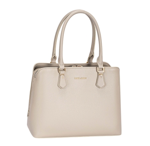 Дамска елегантна чанта бежова CM7648-1 David Jones