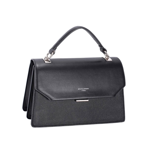 Дамска чанта през рамо черна CM8264 David Jones