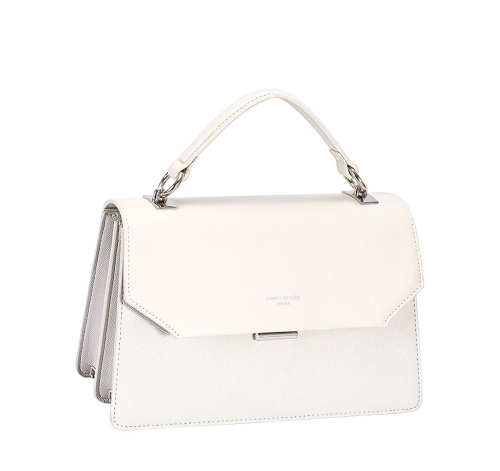 Дамска чанта през рамо крем CM8264 David Jones