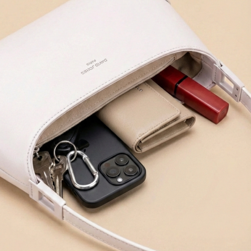 Дамска елегантна чанта светло лилава CM8210 David Jones