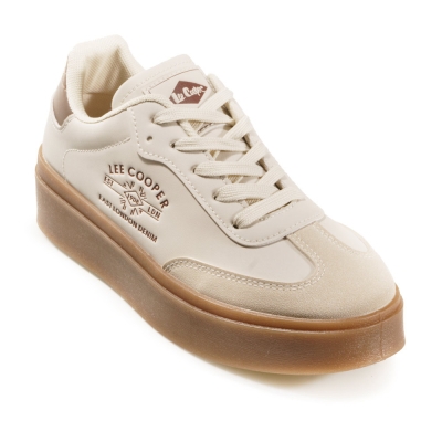 Дамски кецове бежови LC 501-01 Lee Cooper