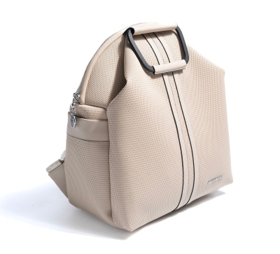 Дамска раница бежова 771 M86 Petek Silver&Polo