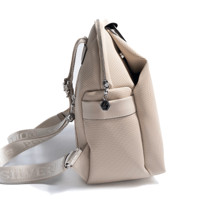 Дамска раница бежова 771 M86 Petek Silver&Polo