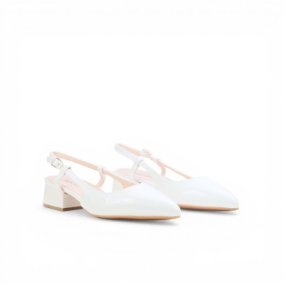 Дамски елегантни сандали от естествена кожа в бяло 6305F-272 Patricia Miller