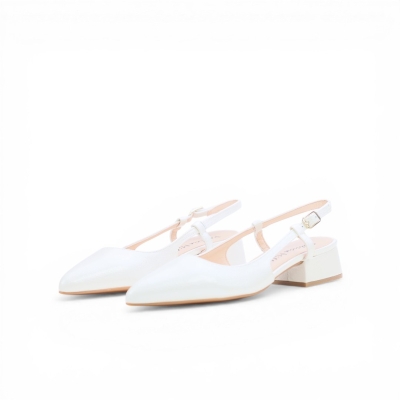 Дамски елегантни сандали от естествена кожа в бяло 6305F-272 Patricia Miller