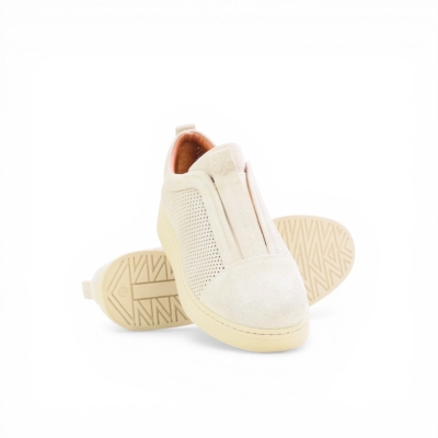 Дамски спортни обувки от естествен набук бежови Y563-1