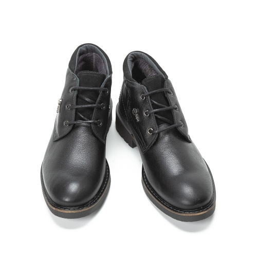 Мъжки ежедневни боти от естествена кожа черни 5533 KEOPS Baerchi