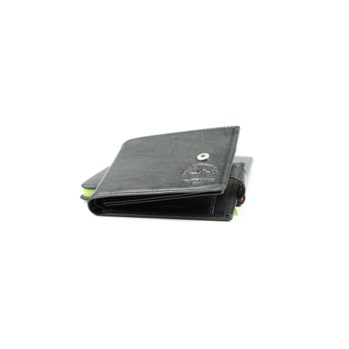 Мъжки кожен портфейл черен 36P