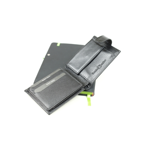 Мъжки кожен портфейл черен 36P