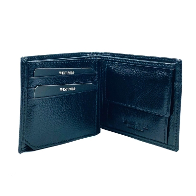 Мъжки кожен портфейл черен 66/1/5