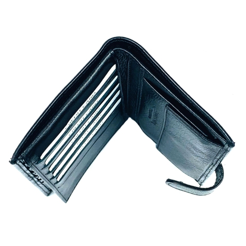 Мъжки кожен портфейл черен 711/P1-5