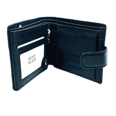 Мъжки кожен портфейл черен E61635