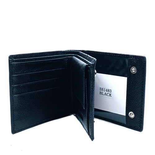 Мъжки кожен портфейл черен E61483