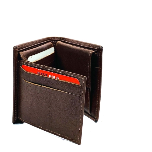 Мъжки кожен портфейл кафяв 36/3