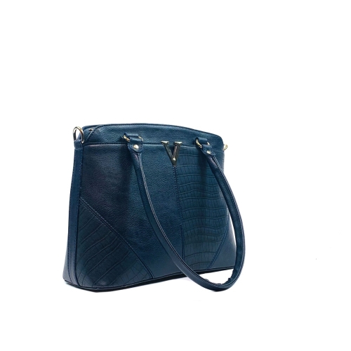 Дамска елегантна чанта в синьо 2578