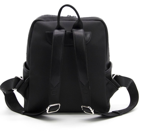 Дамска раница черна 866 M86 Petek Silver&Polo