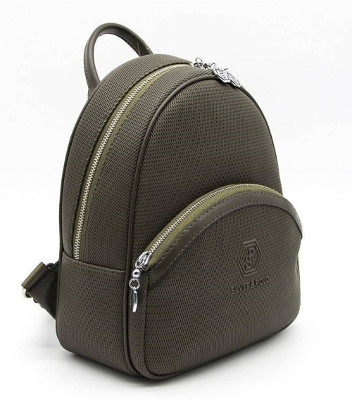 Дамска раница зелена 945 M86 petek Silver&Polo